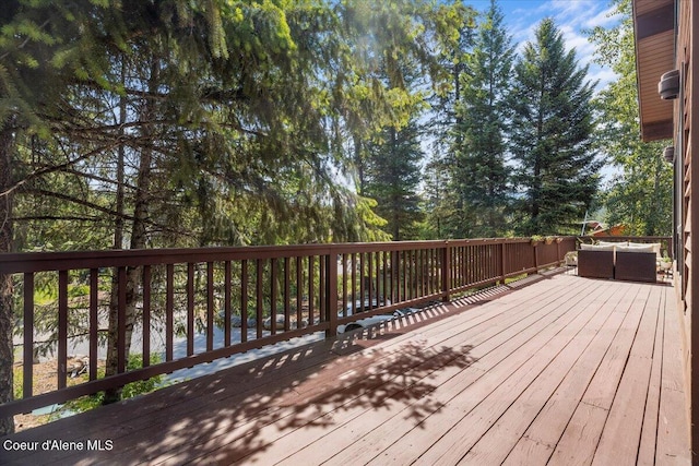 106 Stewart Dr, Blanchard, ID 83804 - view of deck
