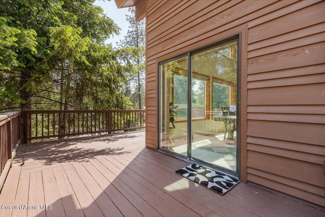 106 Stewart Dr, Blanchard, ID 83804 - view of deck