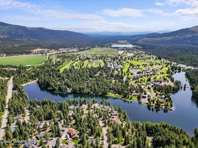 106 Stewart Dr, Blanchard, ID 83804 - view of property location with a water and mountain view
