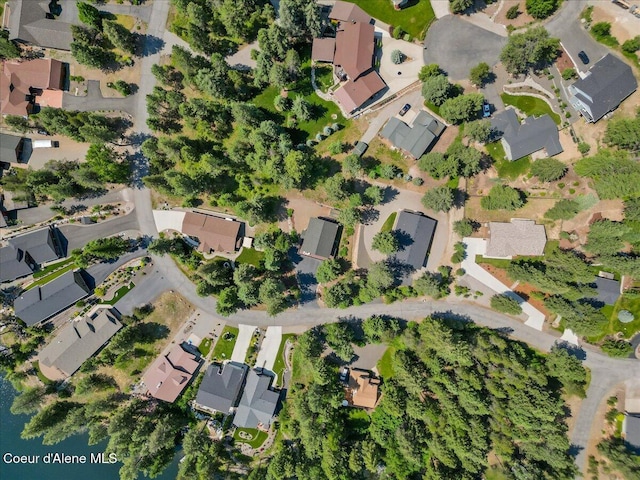 106 Stewart Dr, Blanchard, ID 83804 - aerial overview of property's location featuring nearby suburban area