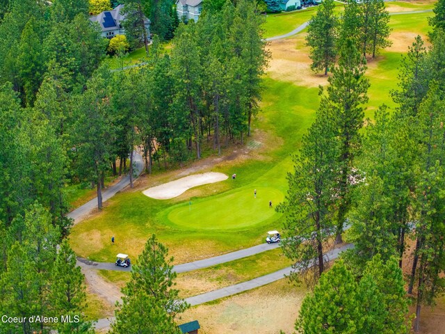 4950 E Frazier Dr, Post Falls, ID 83854 - aerial overview of property's location with a golf club