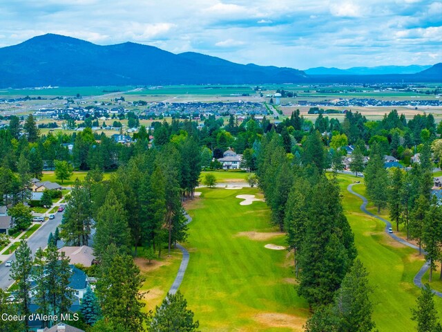 4950 E Frazier Dr, Post Falls, ID 83854 - drone / aerial view of mountains and a golf course