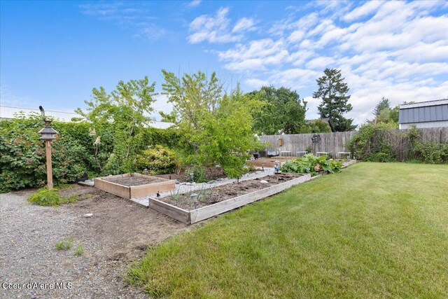9670 N Meadow Way, Hayden, ID 83835 - view of yard with a vegetable garden