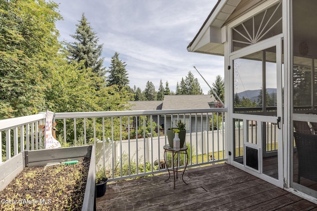 8846 N Clarkview Pl, Hayden, ID 83835 - view of wooden deck