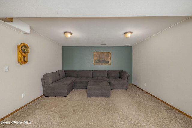 8846 N Clarkview Pl, Hayden, ID 83835 - carpeted living room featuring baseboards