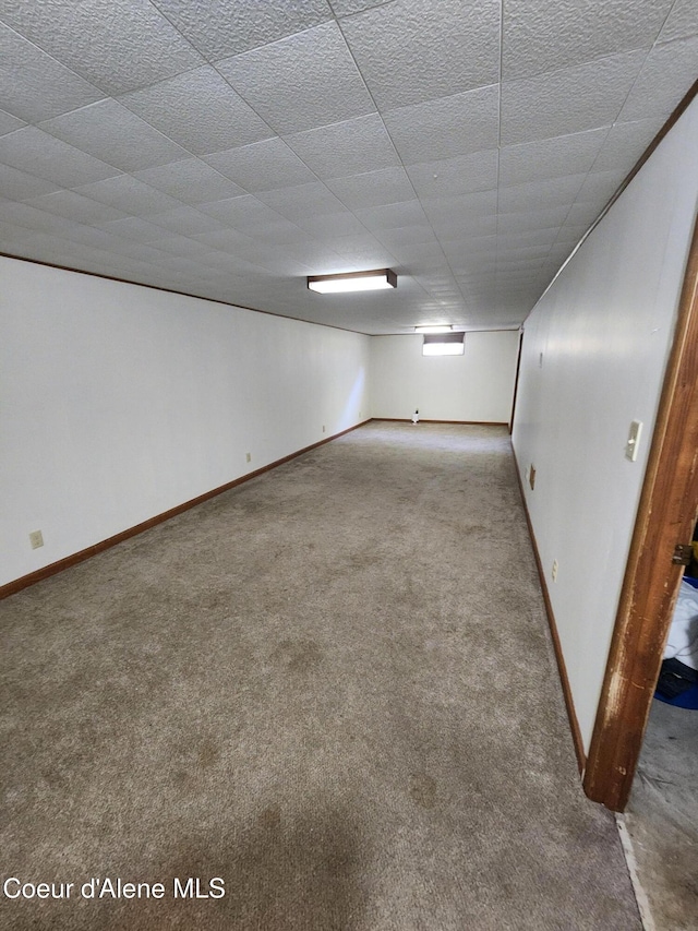 607 W Riverside Ave, Kellogg, ID 83837 - basement with carpet floors and baseboards