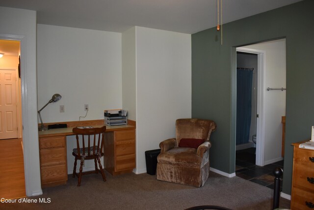 1406 Walnut, Sandpoint, ID 83864 - carpeted home office with baseboards