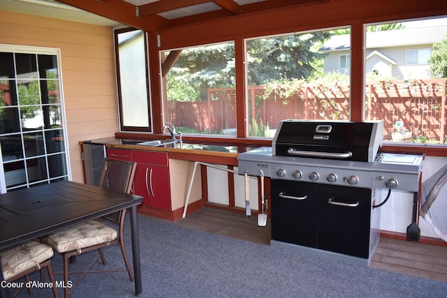 1406 Walnut, Sandpoint, ID 83864 - view of patio / terrace featuring a grill
