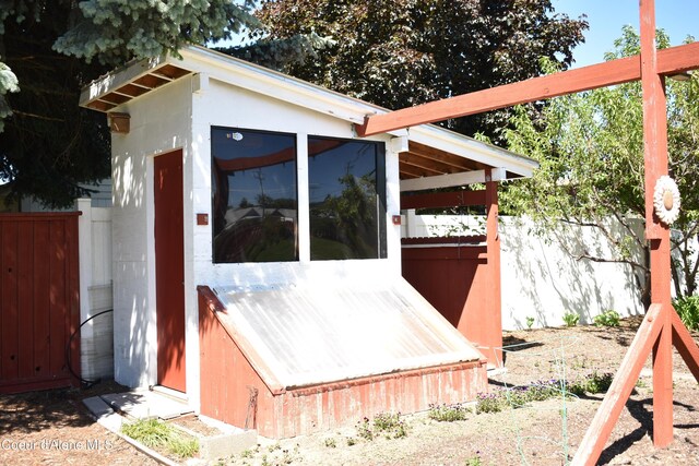 1406 Walnut, Sandpoint, ID 83864 - view of side of home with an outdoor structure