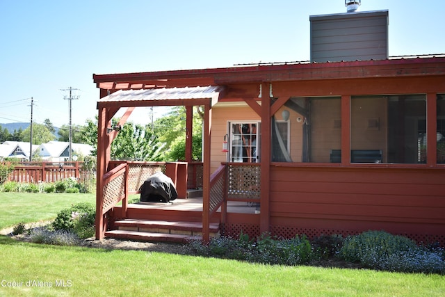 1406 Walnut, Sandpoint, ID 83864 - view of deck