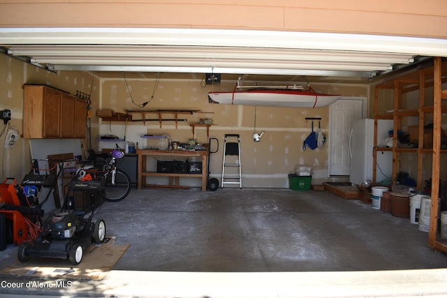 1406 Walnut, Sandpoint, ID 83864 - garage with freestanding refrigerator