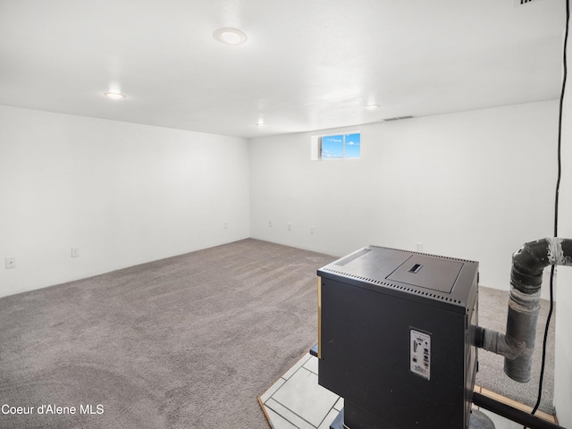 409 N 2nd St, Fairfield, WA 99012 - below grade area with carpet
