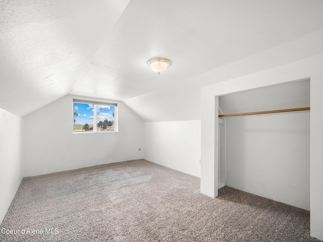 409 N 2nd St, Fairfield, WA 99012 - additional living space featuring carpet and vaulted ceiling