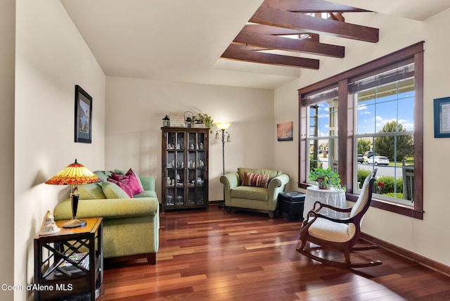 14774 N Pristine Cir, Rathdrum, ID 83858 - living area with wood-type flooring and baseboards