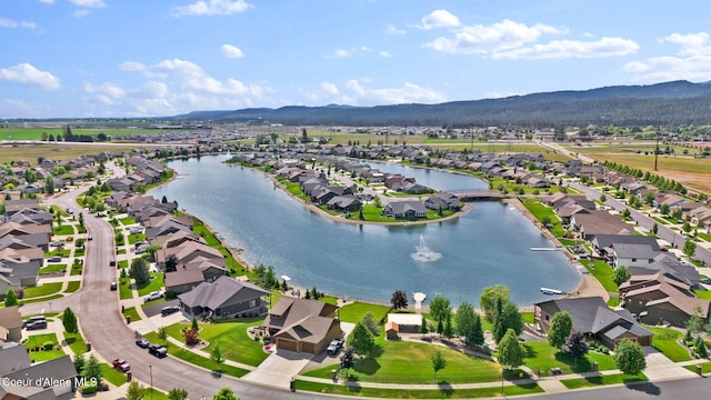 14774 N Pristine Cir, Rathdrum, ID 83858 - aerial view of residential area with a water and mountain view