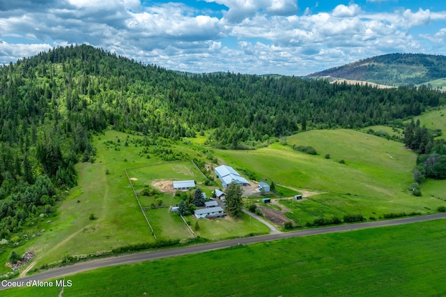 1995 Long Rd, Plummer, ID 83851 - aerial view of a heavily wooded area and a mountainous background