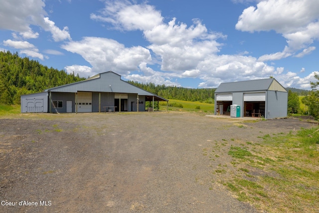 1995 Long Rd, Plummer, ID 83851 - view of pole building featuring a view of trees