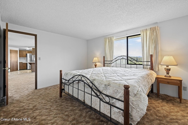 1995 Long Rd, Plummer, ID 83851 - carpeted bedroom with a textured ceiling