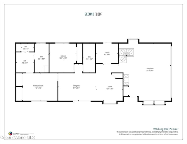 1995 Long Rd, Plummer, ID 83851 - property floor plan