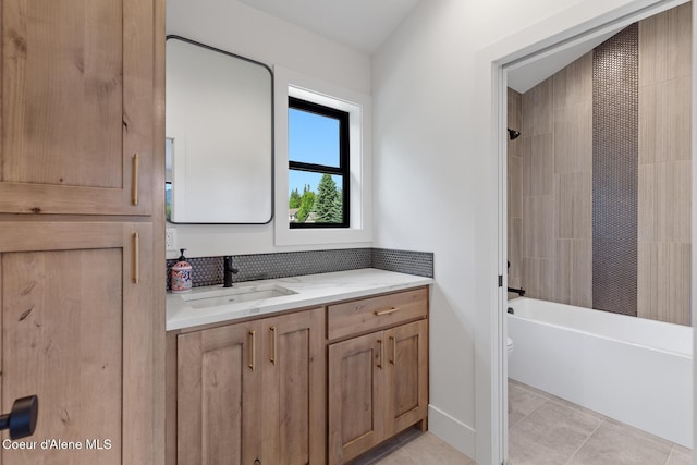 11733 N Blue Jay Loop, Hayden, ID 83835 - full bathroom with vanity, toilet, and tub / shower combination