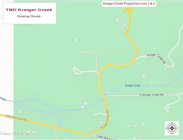 TBD Kreiger Creek Rd, Careywood, ID 83809