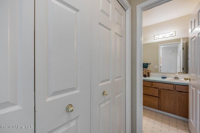 21013 N Circle Rd, Rathdrum, ID 83858 - bathroom featuring vanity and tile patterned floors