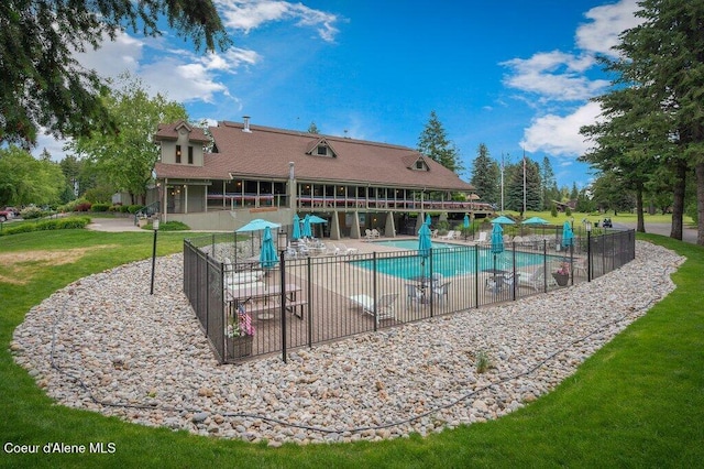 21013 N Circle Rd, Rathdrum, ID 83858 - community pool featuring a patio