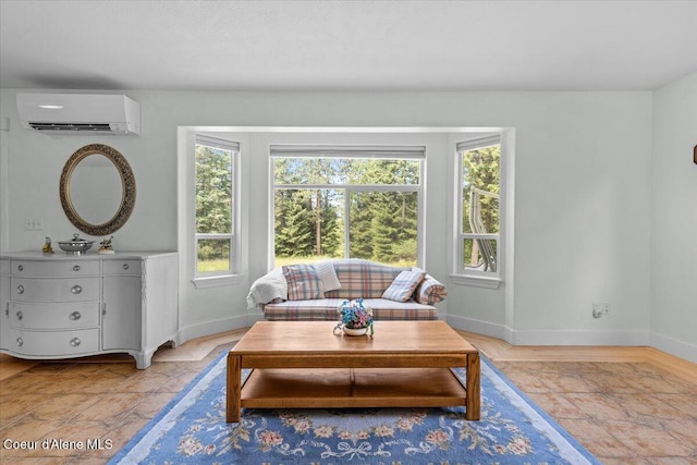 596 Overlake View Rd, Cocolalla, ID 83813 - living room with a wall unit AC and baseboards