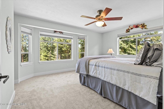 596 Overlake View Rd, Cocolalla, ID 83813 - carpeted bedroom featuring multiple windows and ceiling fan