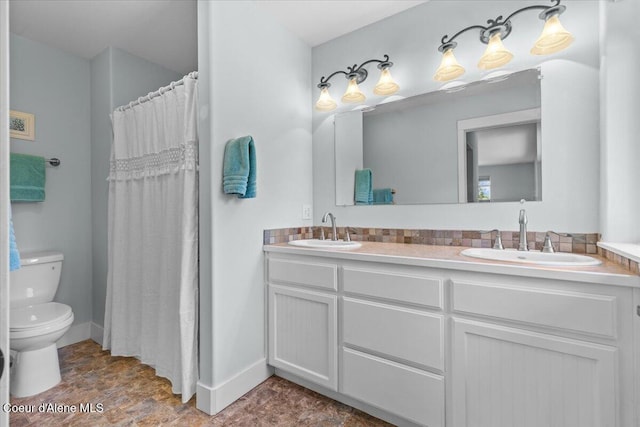 596 Overlake View Rd, Cocolalla, ID 83813 - full bath featuring double vanity and a shower with curtain