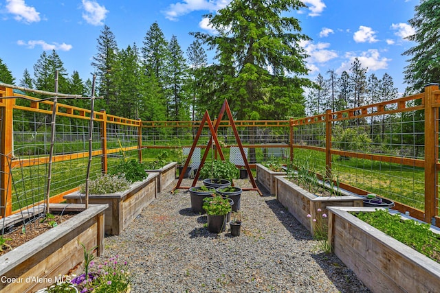 3857 E Beckon Ridge Rd, Coeur Dalene, ID 83814 - view of yard featuring a vegetable garden