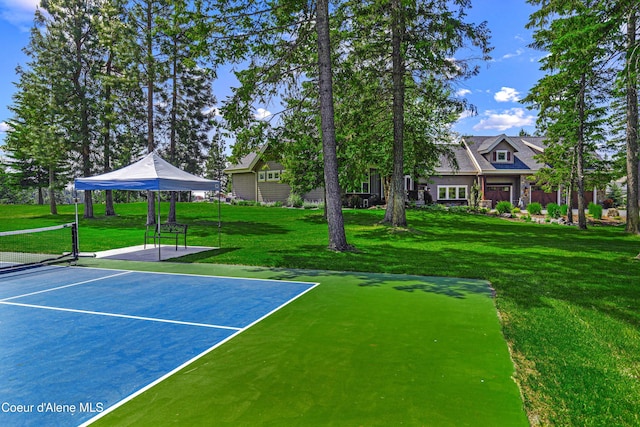 3857 E Beckon Ridge Rd, Coeur Dalene, ID 83814 - view of home's community featuring a gazebo and a yard