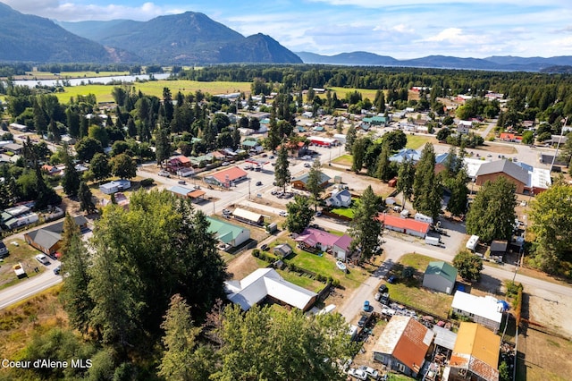 312 E 5th Ave, Clark Fork, ID 83811 - aerial view of a mountainous background