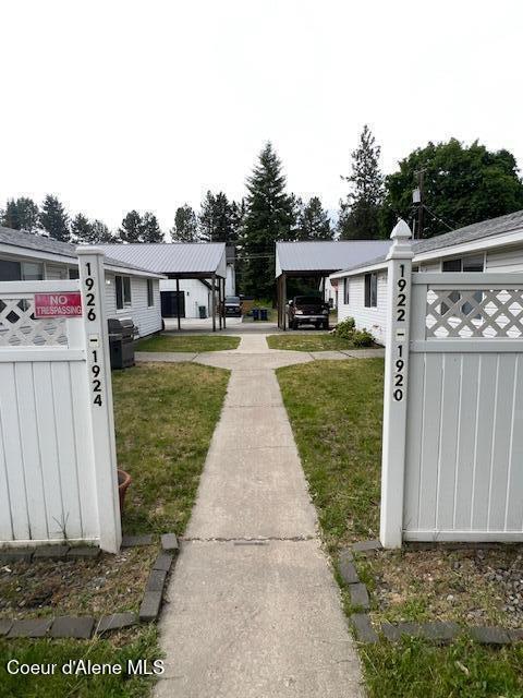 1920 E Front Ave, Coeur Dalene, ID 83814 - view of yard