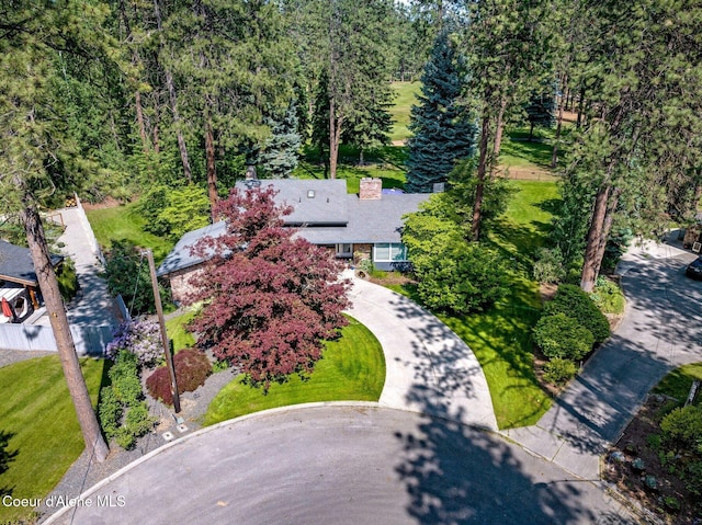 3593 W Fairway Dr, Coeur Dalene, ID 83815 - view from above of property