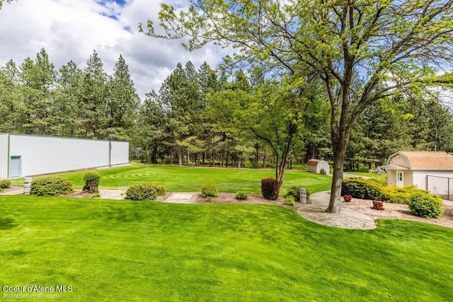 8416 N Haye Ln, Newman Lake, WA 99025 - view of grassy yard