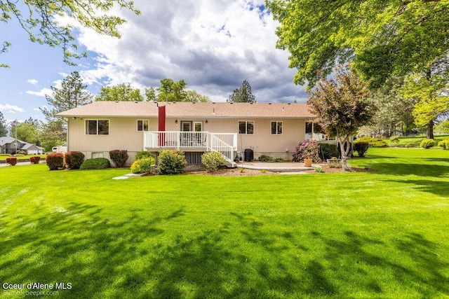 8416 N Haye Ln, Newman Lake, WA 99025 - back of house with a yard