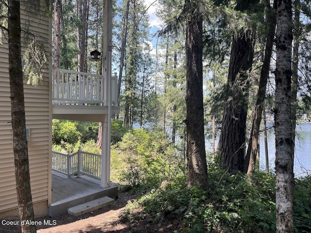 11019 W Crystal Bay Rd, Post Falls, ID 83854 - view of yard featuring a water view