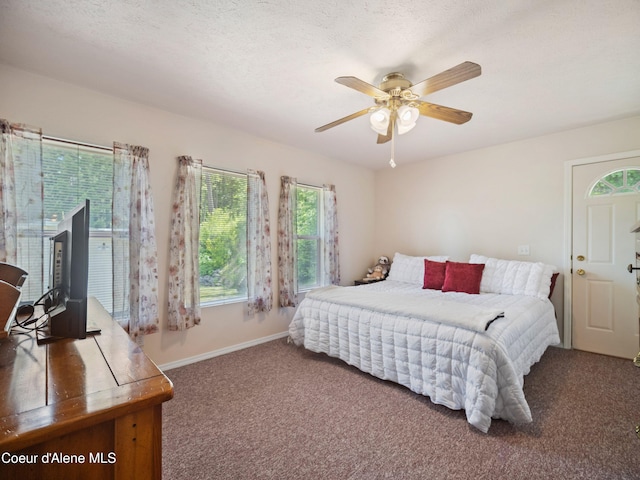 26370 S Hinds Dr, Saint Maries, ID 83861 - carpeted bedroom with baseboards and a ceiling fan