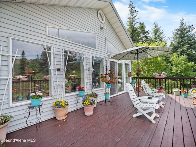 26370 S Hinds Dr, Saint Maries, ID 83861 - view of deck