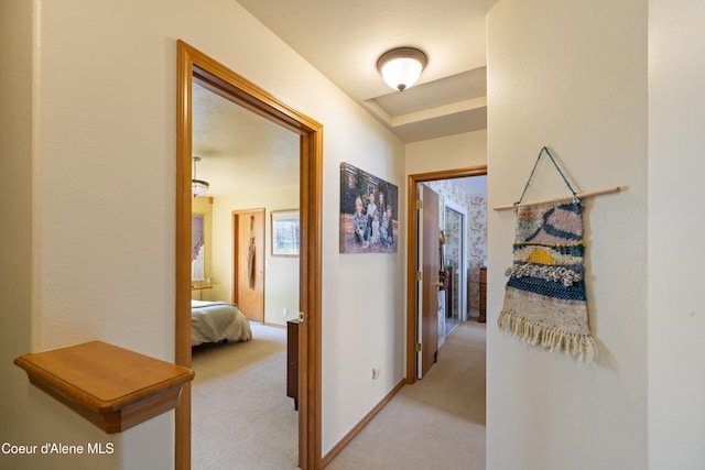7260 N Courcelles Pkwy, Coeur Dalene, ID 83815 - hallway with light colored carpet