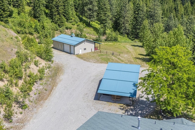 15964 N Songbird Ln, Rathdrum, ID 83858 - view from above of property featuring a forest