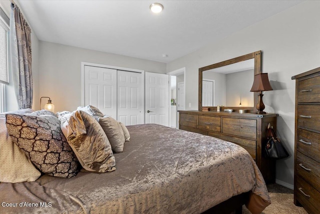2574 W Sarge Ct, Coeur Dalene, ID 83815 - carpeted bedroom with a closet