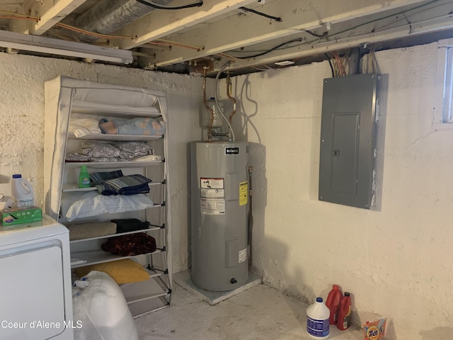 705 S Division St, Kellogg, ID 83837 - utilities featuring electric panel and electric water heater