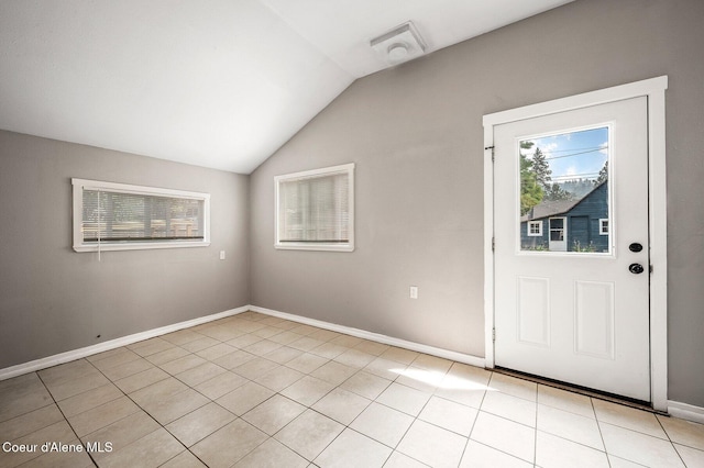 1412/1414 N 13th St, Coeur Dalene, ID 83814 - entrance foyer with vaulted ceiling and light tile patterned floors