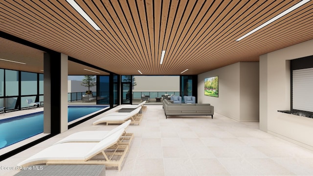 116 S 3rd St, Coeur Dalene, ID 83814 - common area featuring a wall of windows