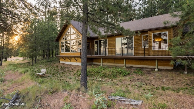 75 Windy Ln, Moyie Springs, ID 83845 - view of back of house