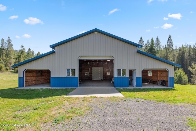 26277 N Chevrolane Way, Rathdrum, ID 83858 - view of pole building with a lawn