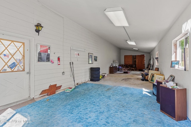 26277 N Chevrolane Way, Rathdrum, ID 83858 - garage featuring wood walls