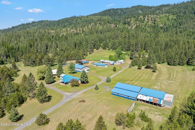 26277 N Chevrolane Way, Rathdrum, ID 83858 - drone / aerial view of a heavily wooded area
